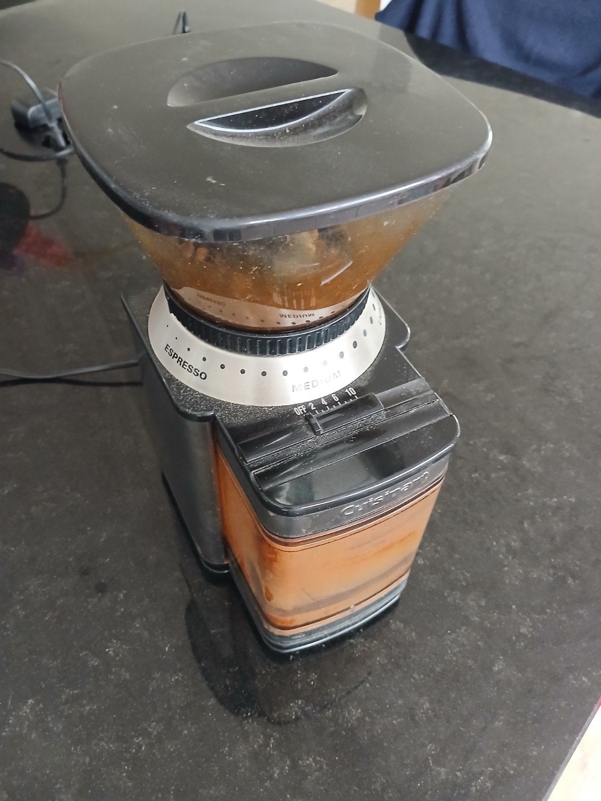 Cuisinart Koffiemolen - Perfect voor Espresso en meer, Gebruikt, Overige modellen, 10 kopjes of meer, Koffiebonen