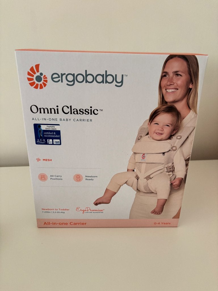 Nieuw Ergobaby Omni Classic draagzak Mesh, Kinderen en Baby's, Buik of Rug, Zo goed als nieuw, Draagzak, Ophalen
