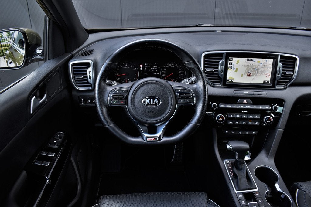 Kia Sportage 1.6 T-GDI 177pk Automaat 4WD GT-Line 1e Eig. Pa, Auto's, Kia, Gebruikt, 4 cilinders, Leder, Bedrijf