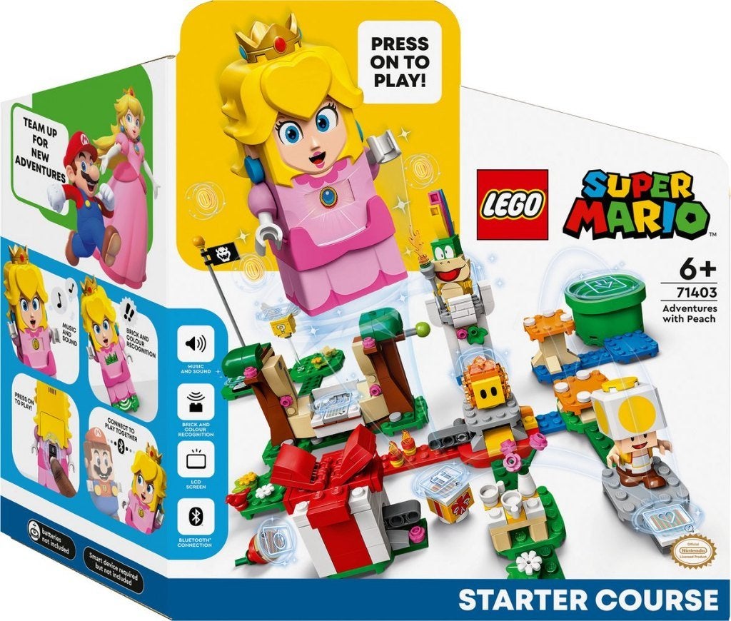Lego Super Mario: 71403 Avonturen met Peach Starterset, ., Nieuw, Ophalen of Verzenden, .