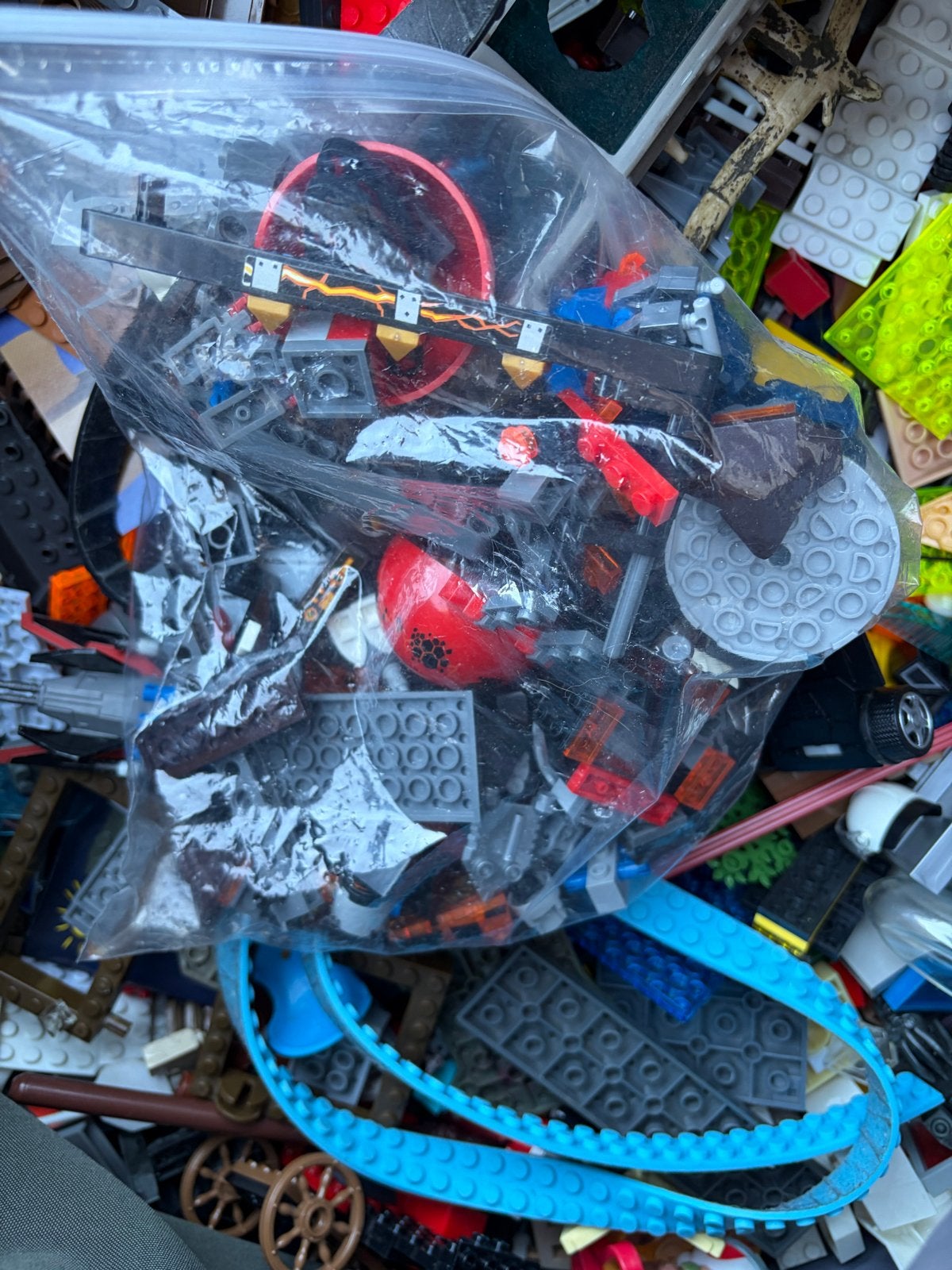 Grote partij 6 kg diverse bouwstenen (Lego, Megabloks, etc.), Ophalen, Gebruikt, Megabloks