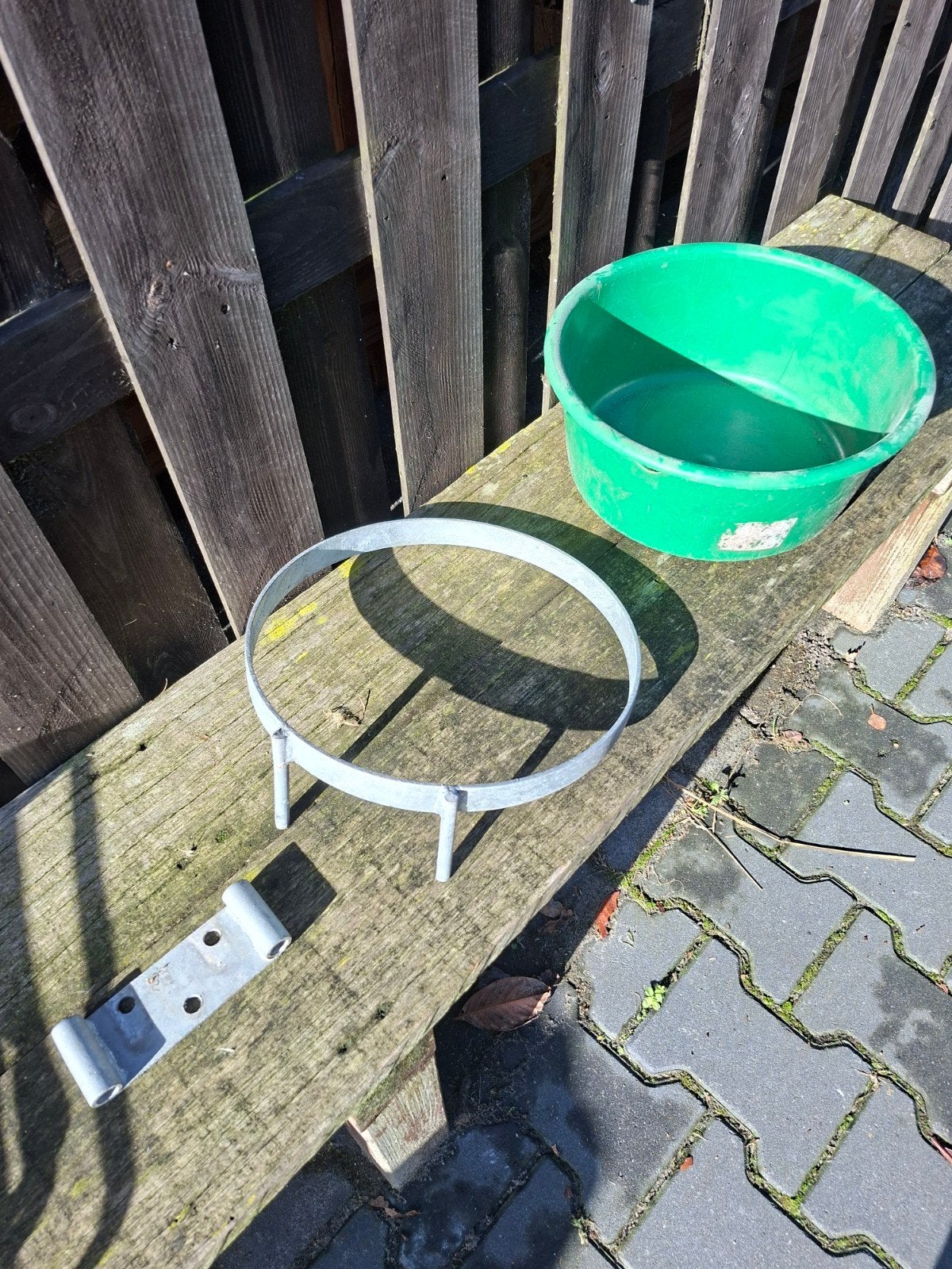 Robuuste afneembare voerbak, Dieren en Toebehoren, Ophalen, Verstelbaar, Zo goed als nieuw
