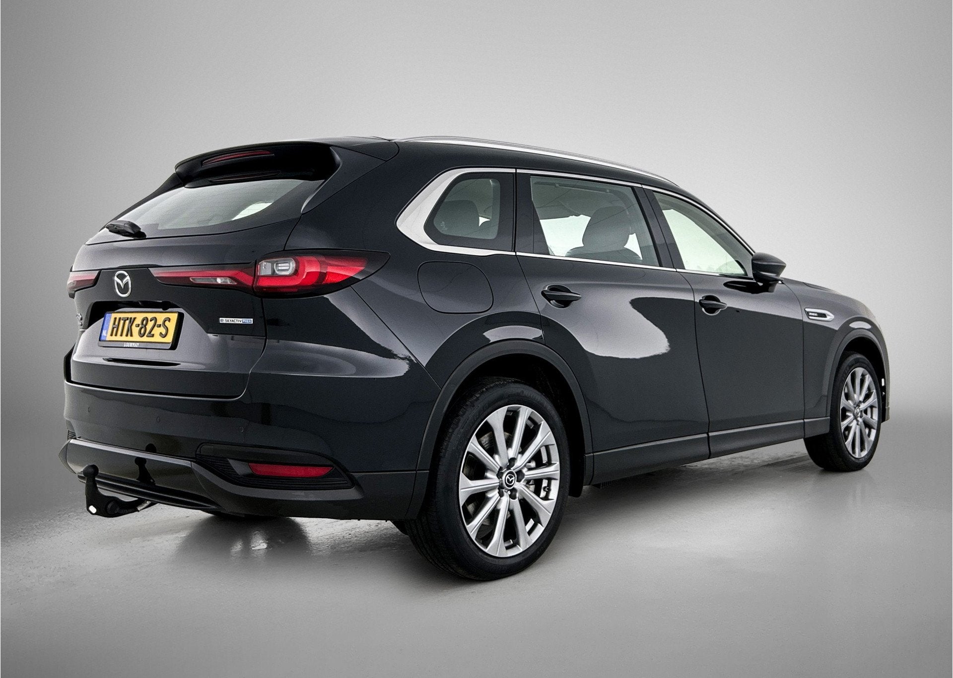 Mazda CX-80 2.5 e-SkyActiv PHEV Exclusive-Line (bj 2025), Auto's, Automaat, 12 maanden, Stof, Gebruikt