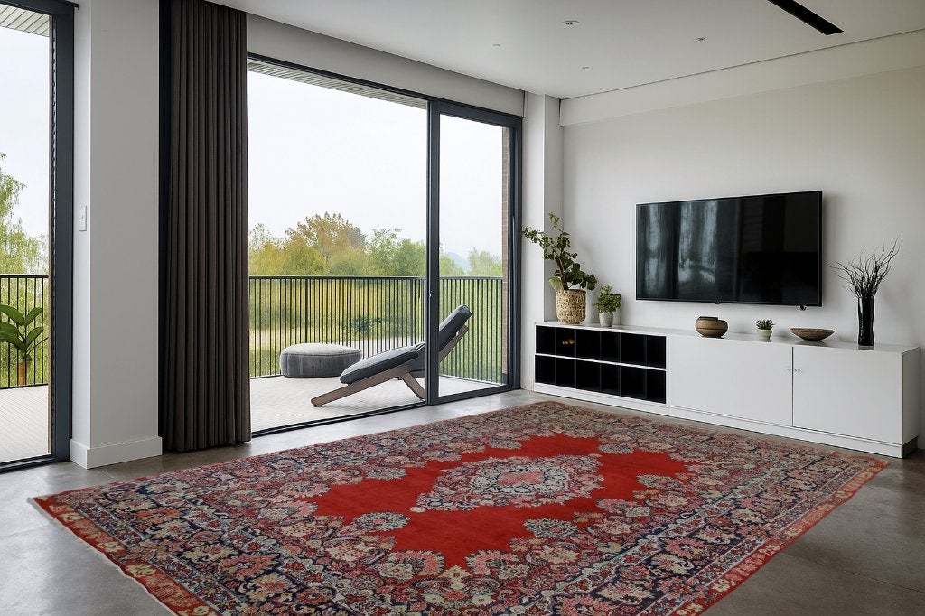 Perzisch tapijt - Sarouk - 410 x 320 cm - Handgeknoopt, -, Verzenden, -, 200 cm of meer
