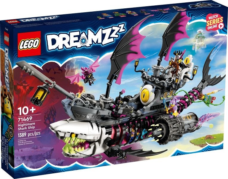 Lego Dreamzzz 71469 Nachtmerrie haaienschip, Overige thema's, Lego, Nieuw, Ophalen of Verzenden