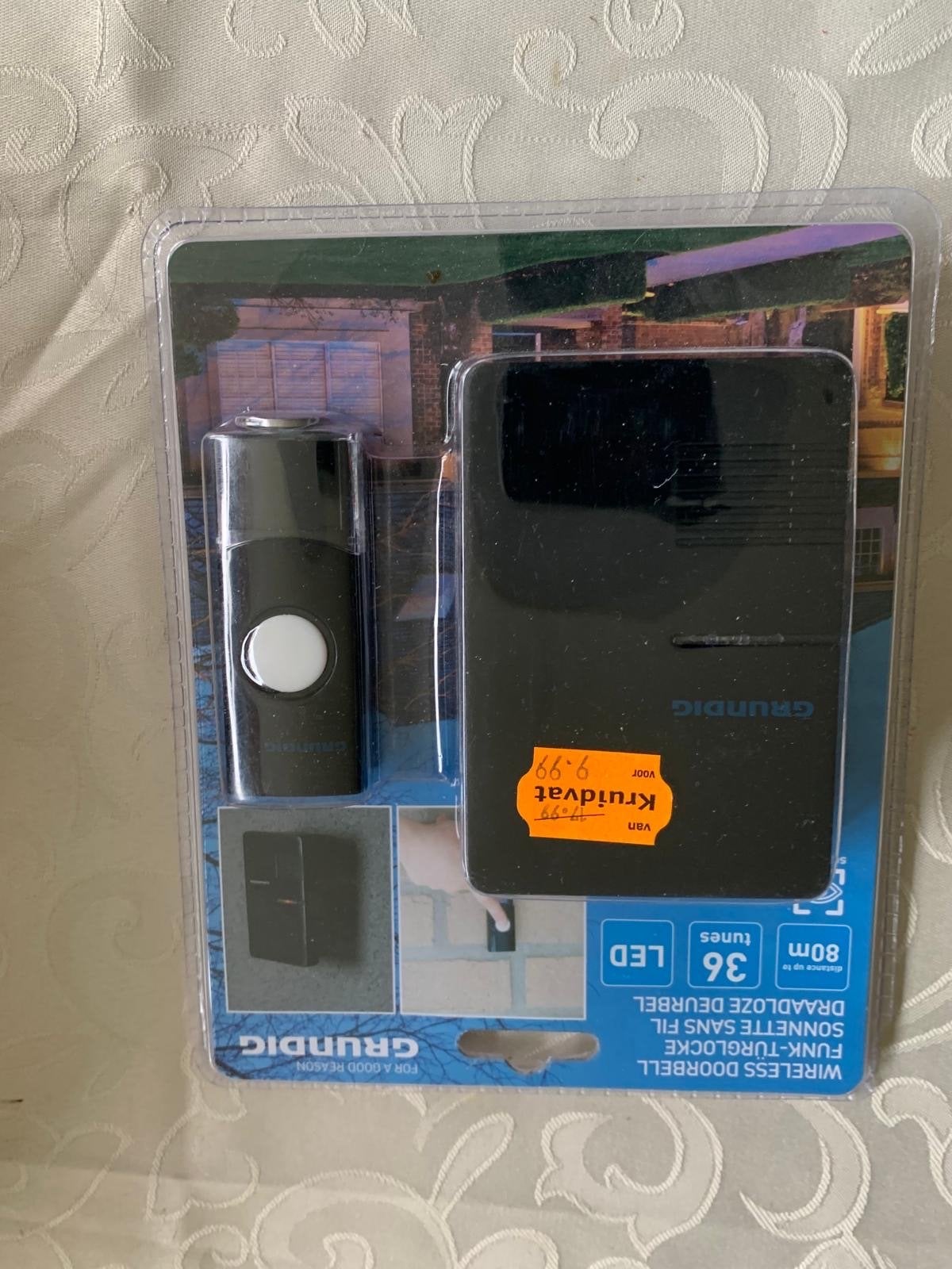 Grundig Draadloze Deurbel - Nieuw in verpakking, Ophalen of Verzenden, Nieuw, Draadloos