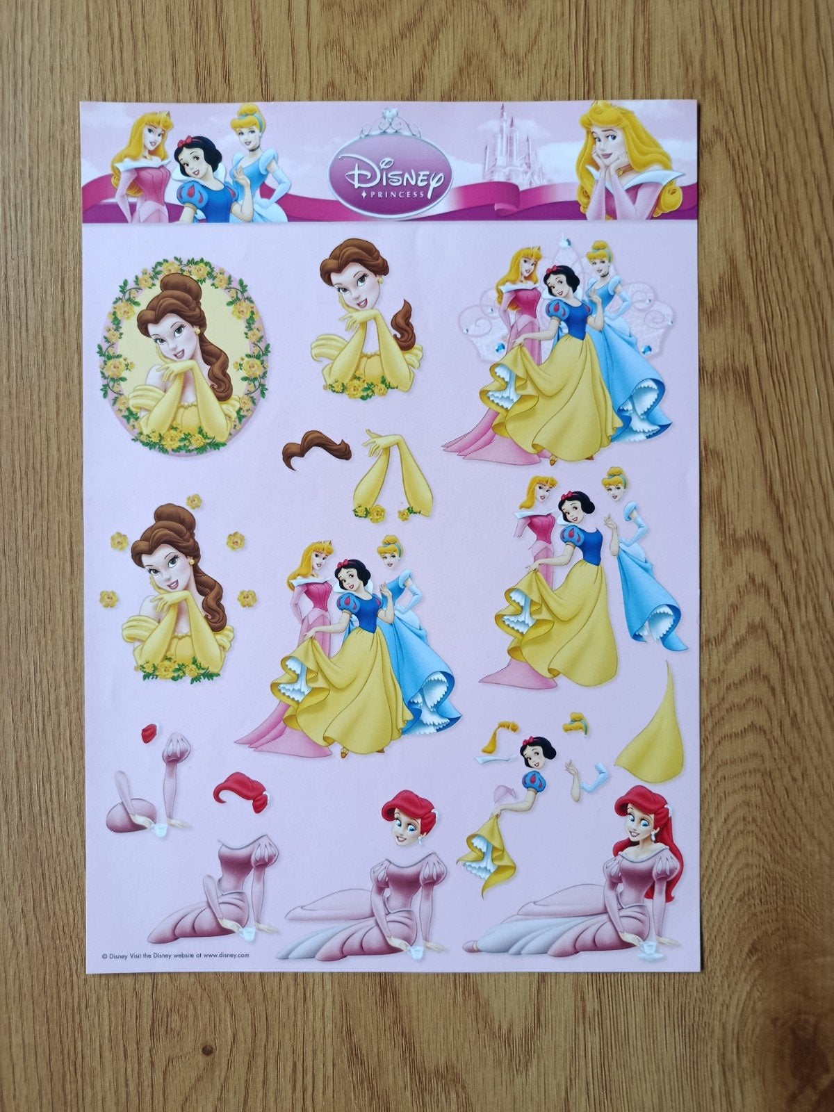 Disney princess Knipvellen,, Ophalen of Verzenden, Nieuw, Disney, Knipvel