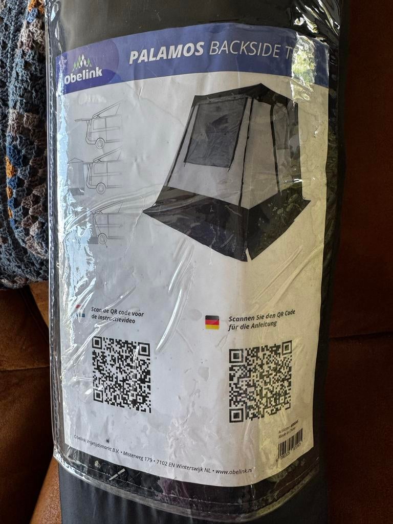 Obelink Palamós achterkleptent - Nieuw in verpakking, Caravans en Kamperen, Ophalen of Verzenden, Nieuw, Tot en met 2
