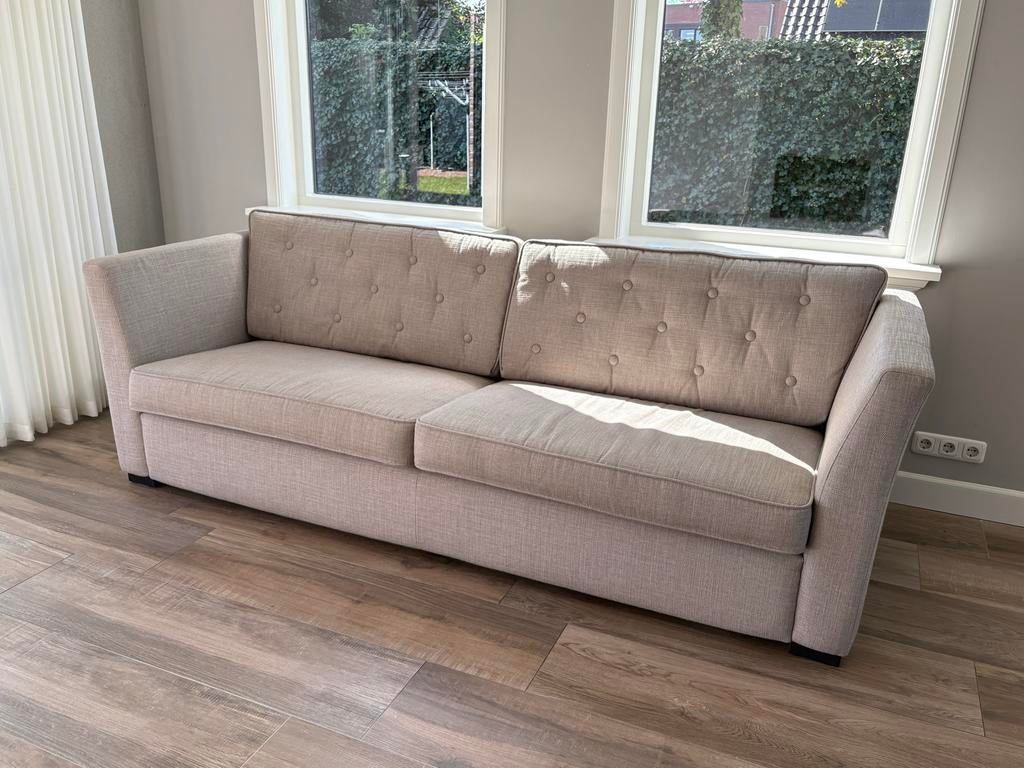 Ruime 3-zits bank - Zeer netjes, Huis en Inrichting, Ophalen, 250 tot 300 cm, Driepersoons, 75 tot 100 cm