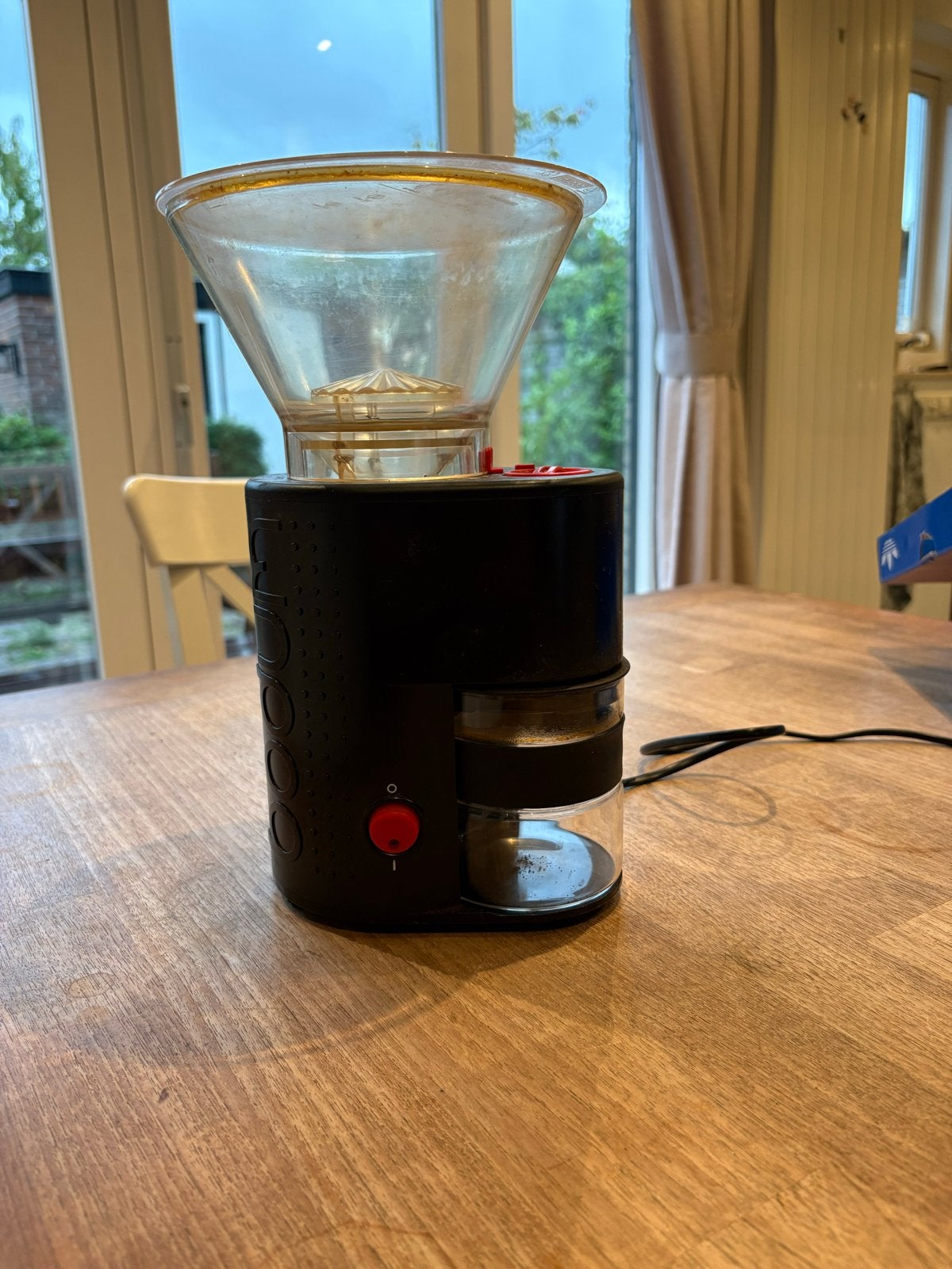 Bodum Bistro Koffiemolen - Zwart, Model 10903-3, Gebruikt, Overige modellen, 10 kopjes of meer, Koffiebonen