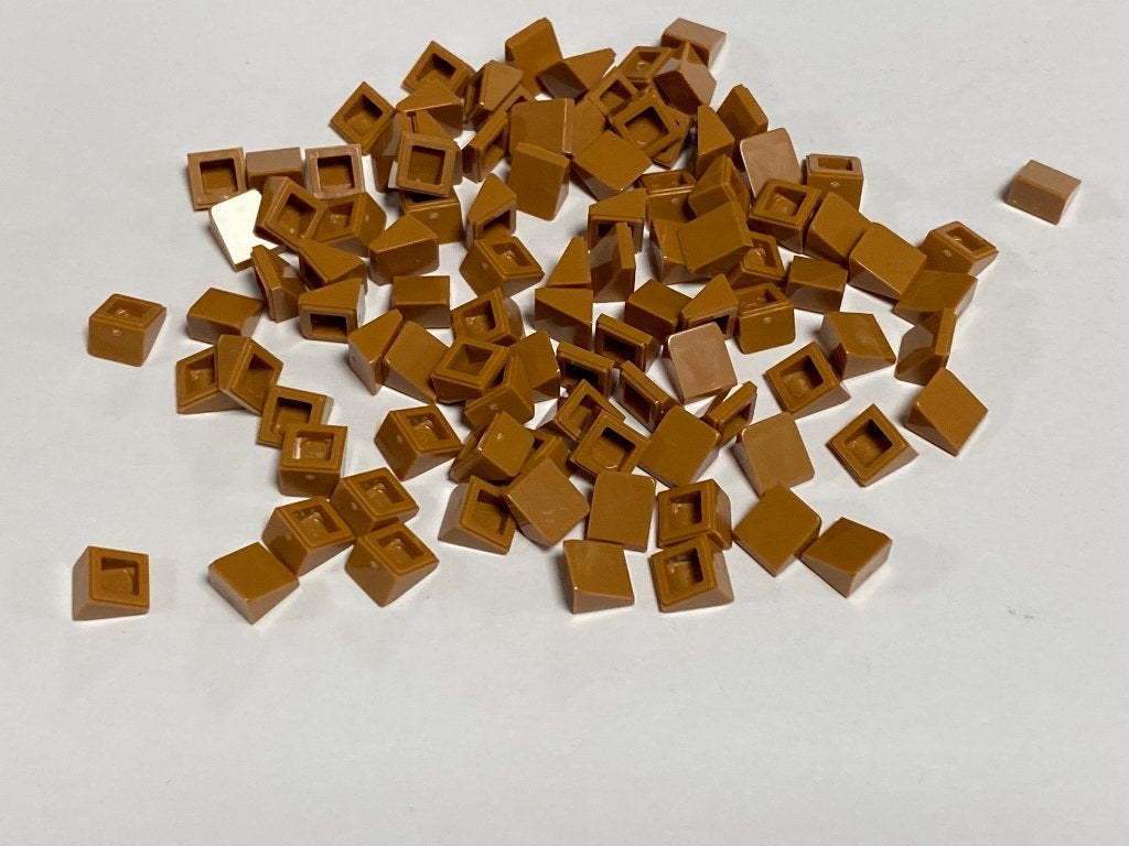 Partij 100x 1x1 Lego mini dakpannetjes in diverse kleuren, Overige thema's, Lego, Nieuw, Ophalen of Verzenden