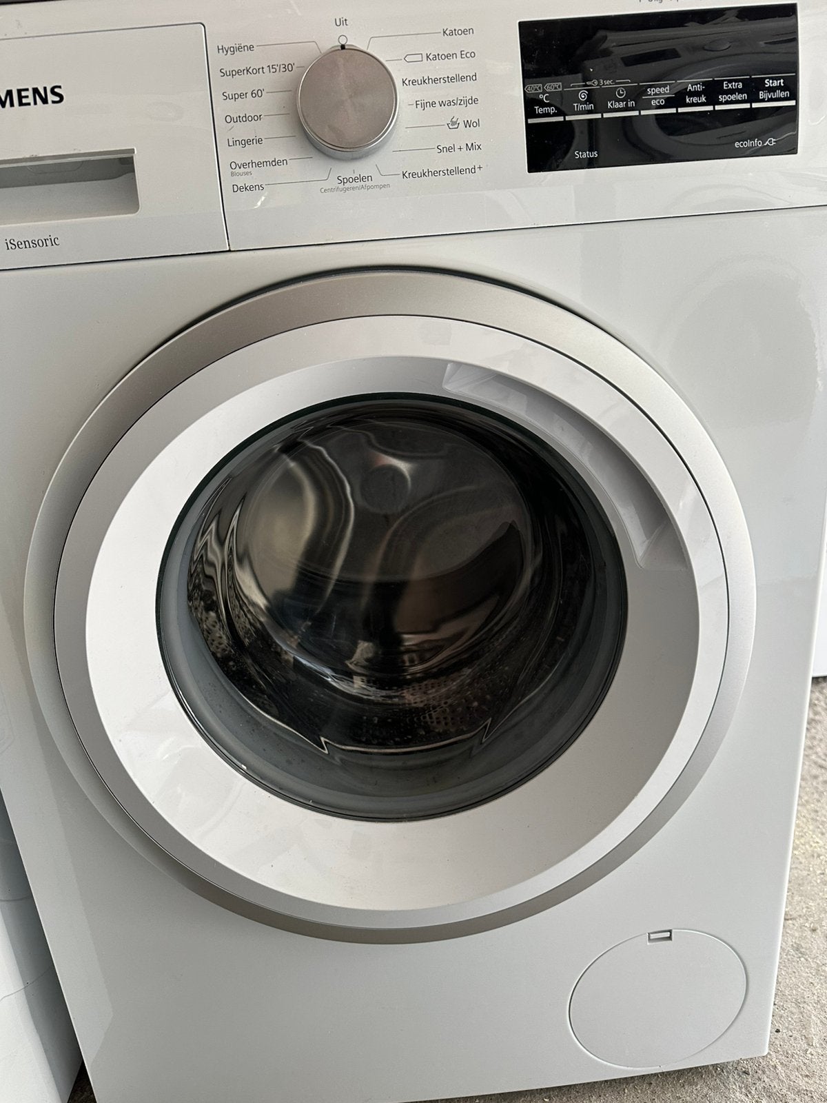 Siemens iq 500 wasmachine, Ophalen, Gebruikt, Minder dan 85 cm, Voorlader