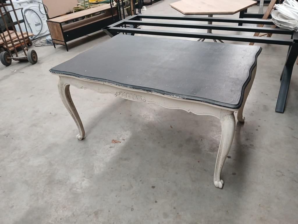 Antieke Louis XV eettafel met uittrekbladen, Huis en Inrichting, Tafels | Eettafels, Ophalen, Gebruikt, 200 cm of meer, 50 tot 100 cm