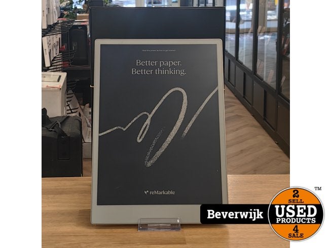 ReMarkable Paper Pro + Marker Plus Tekentablet - Netjes!, Computers en Software, Tekentablets, Zo goed als nieuw
