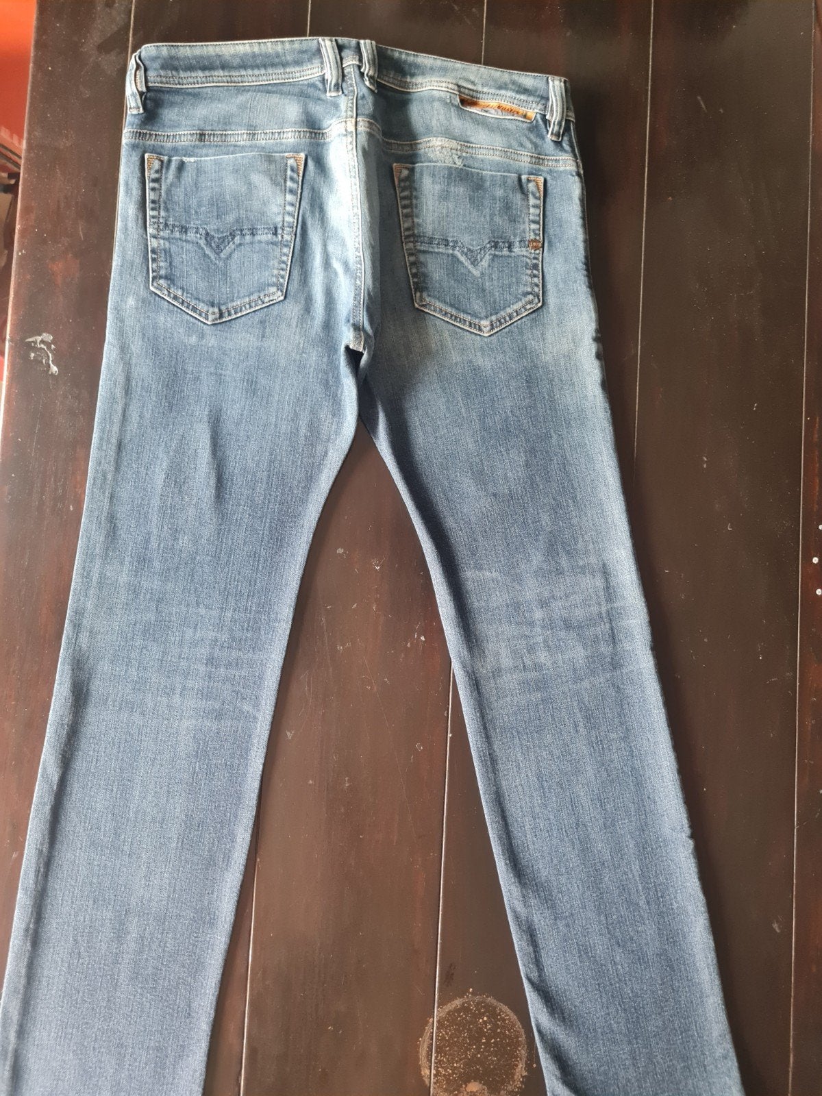 CLASSIC VINTAGE DIESEL SAFADO SLIM STRAIGHT STRETCH 33/32, Diesel, Blauw, Ophalen of Verzenden, Zo goed als nieuw
