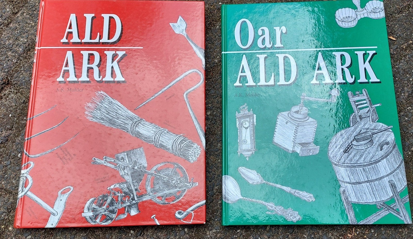 set: Ald Ark & Oar Ald Ark – A.K. Mulder (Friesland) – ZGAN, Ophalen of Verzenden, Zo goed als nieuw, A.k. mulder, Overige onderwerpen