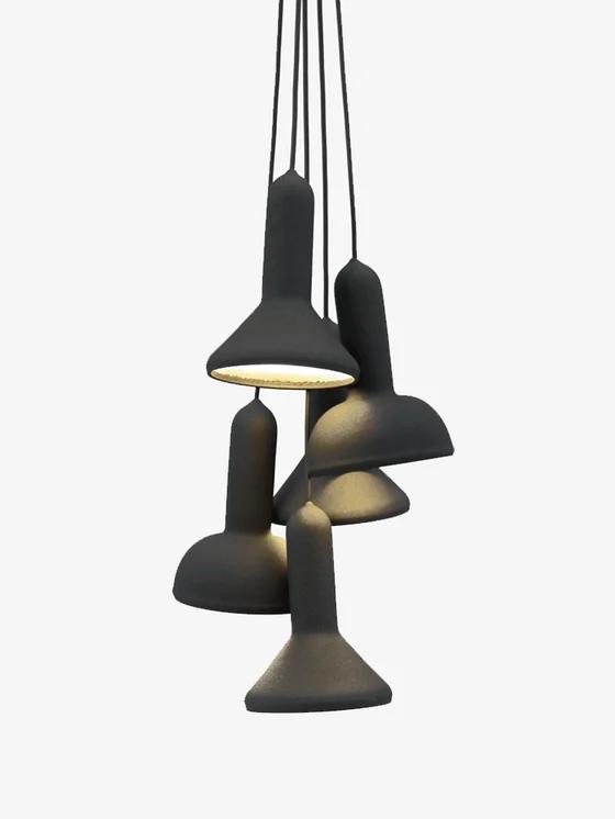 ESTABLISHED & SONS design set van 5 Torch hanglampen, Huis en Inrichting, Kunststof, Ophalen of Verzenden, Zo goed als nieuw, /