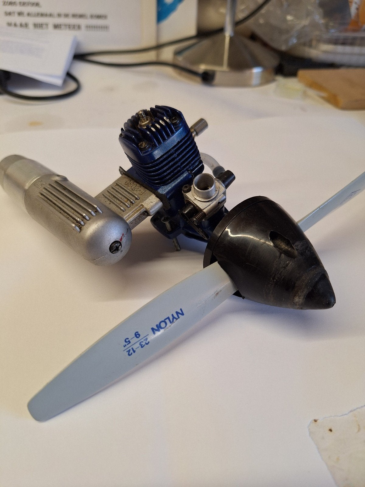 Te koop : OS LA25 4CC 2-Takt, Hobby en Vrije tijd, Ophalen, Nitro