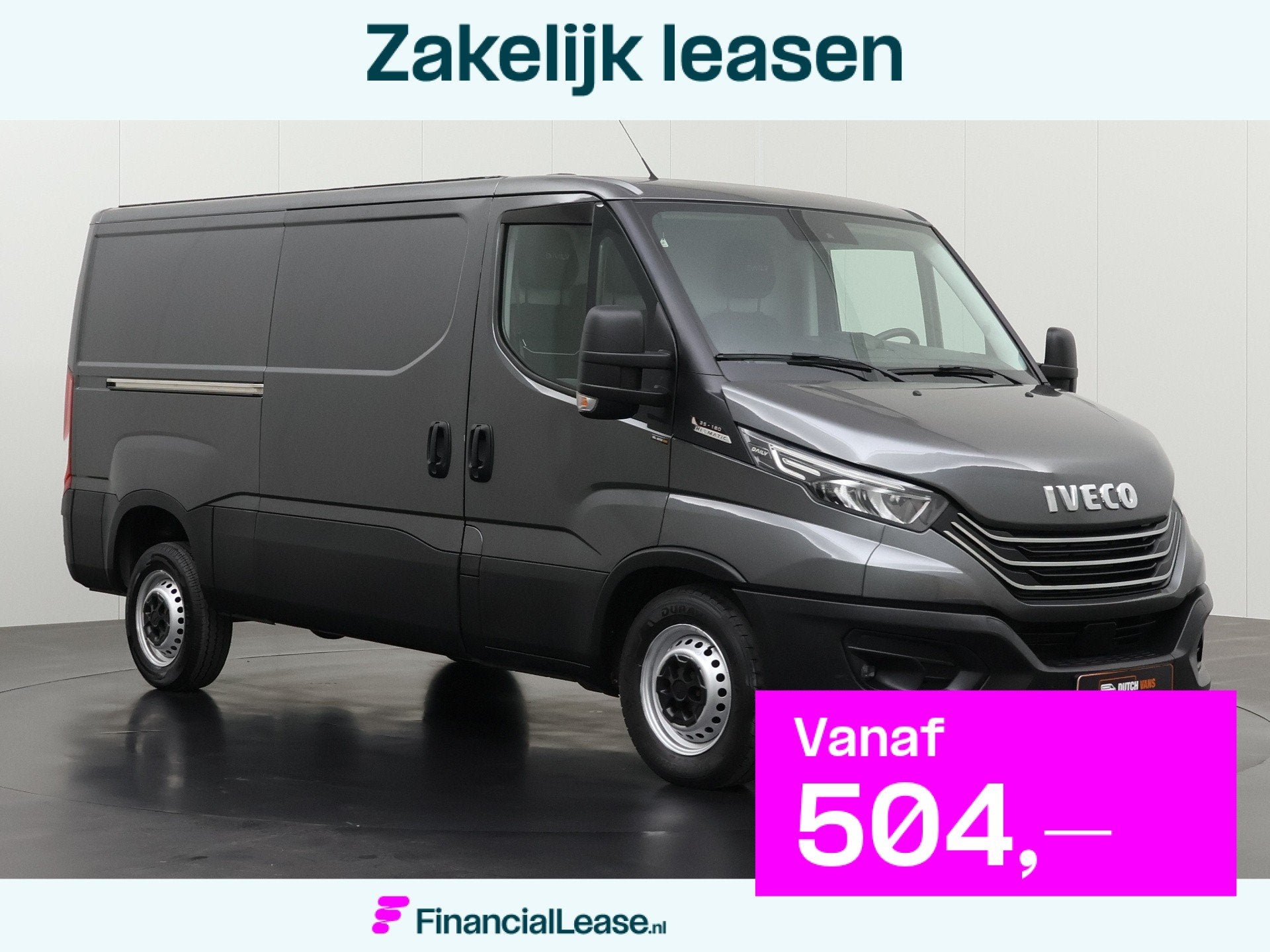 Iveco Daily 35S18 3.0L Hi-Matic Automaat L2H1 | Navigatie |, Automaat, Stof, Gebruikt, Euro 6