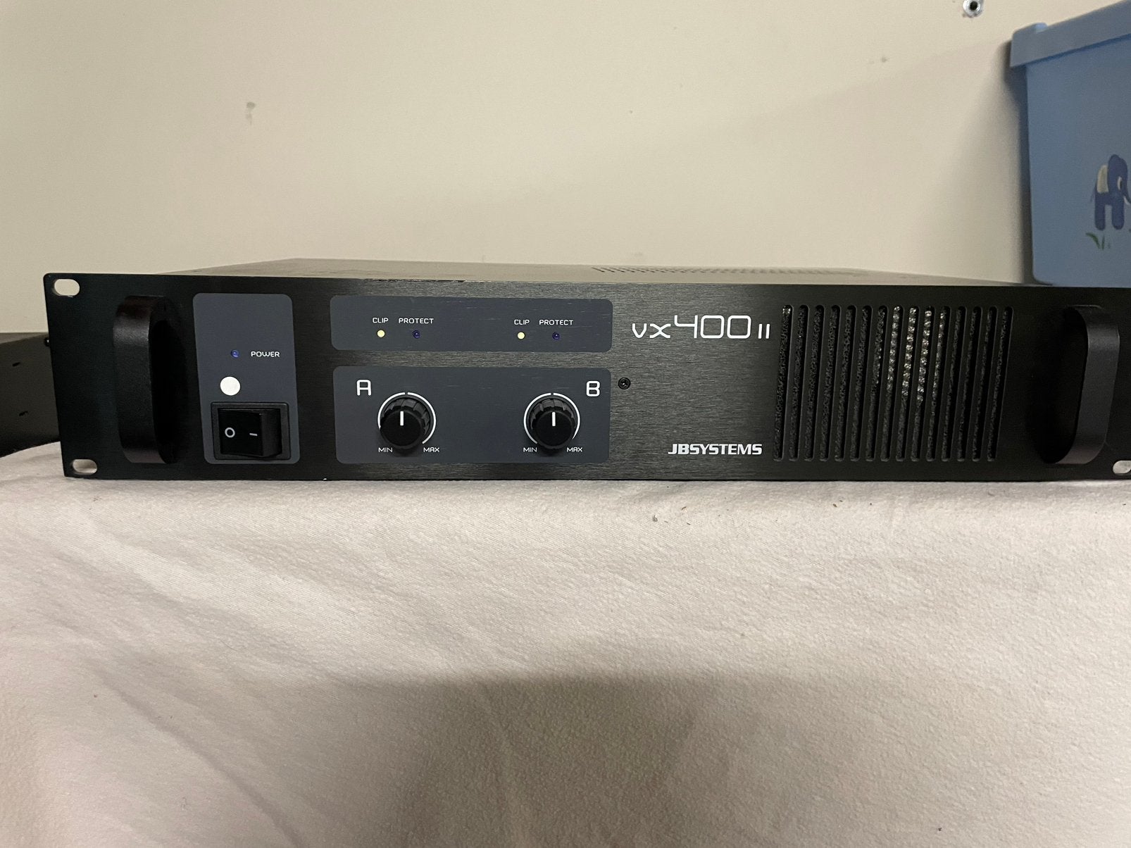 JB Systems VX400 versterker in nieuwstaat, Ophalen, Zo goed als nieuw, Minder dan 500 watt