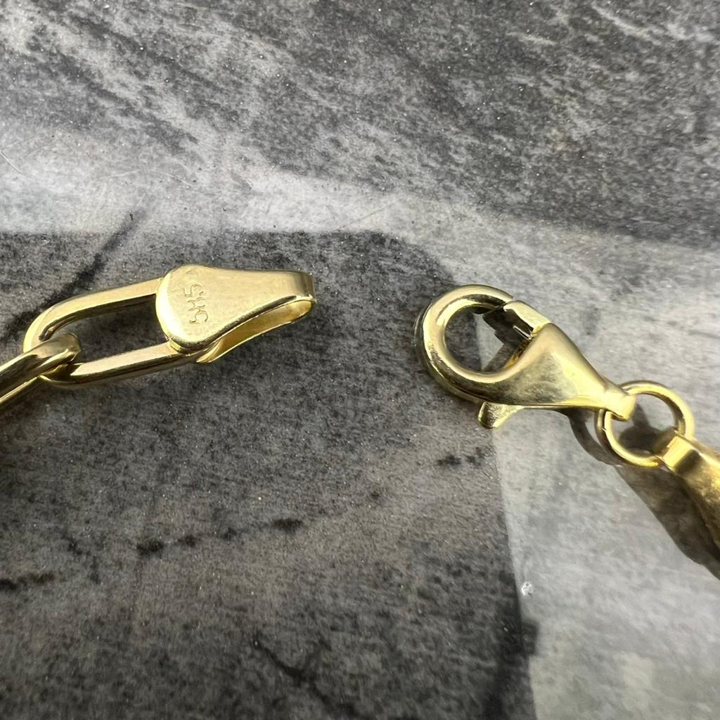 14k gouden armband nieuw schakel, Ophalen of Verzenden, Nieuw, Goud
