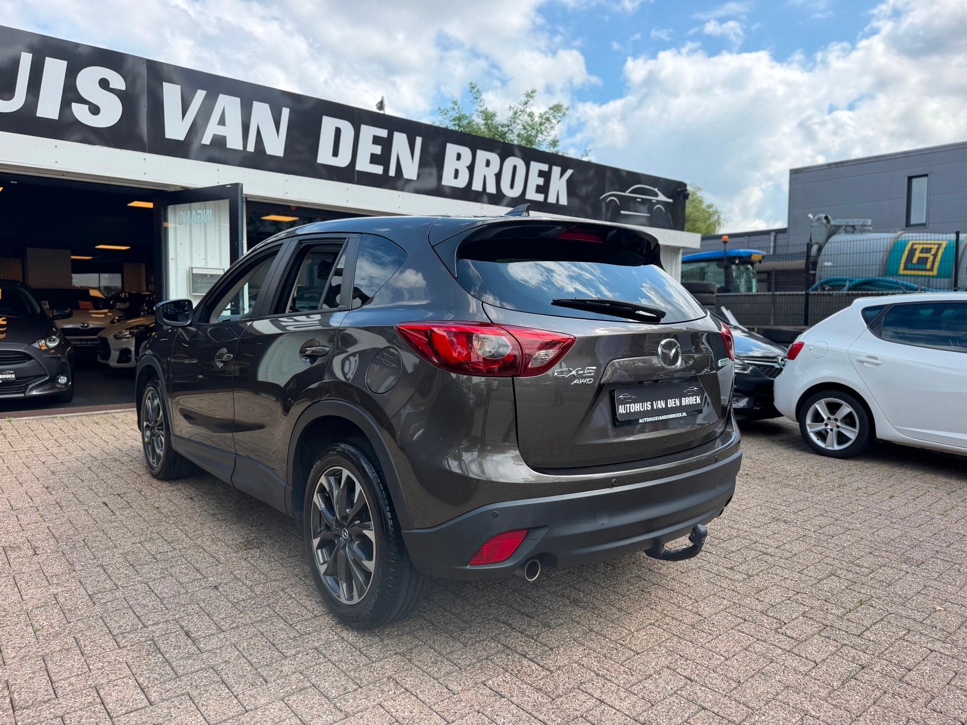 Mazda CX-5 2.5 SkyActiv-G 192Pk|GT-M|4WD|Dealer OH|Pano|Xeno, Auto's, Mazda, Automaat, Gebruikt, Zwart, Bruin