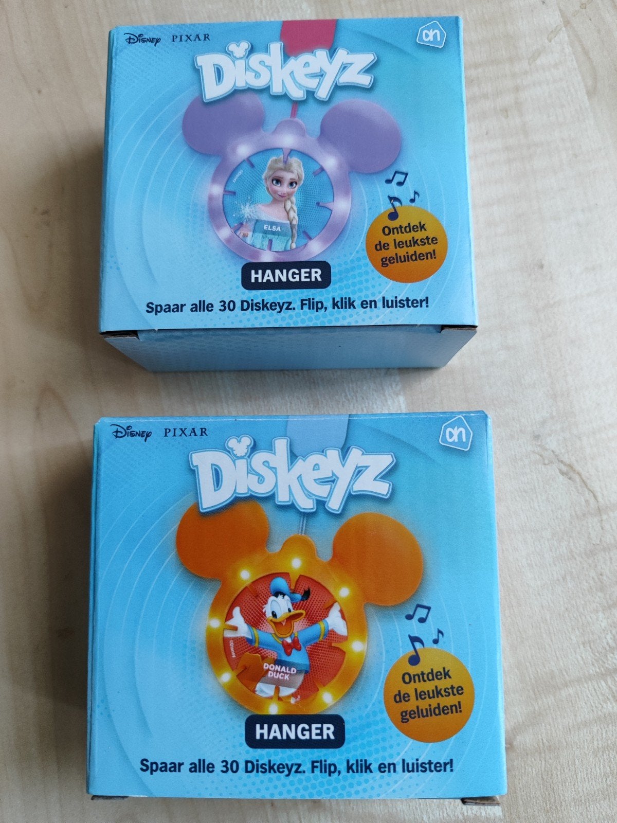 ✨ Diskeyz compleet setje: alle 30 Diskeyz hanger boek poster, Ophalen of Verzenden, Losse flippo's, Met verzamelmap(pen)