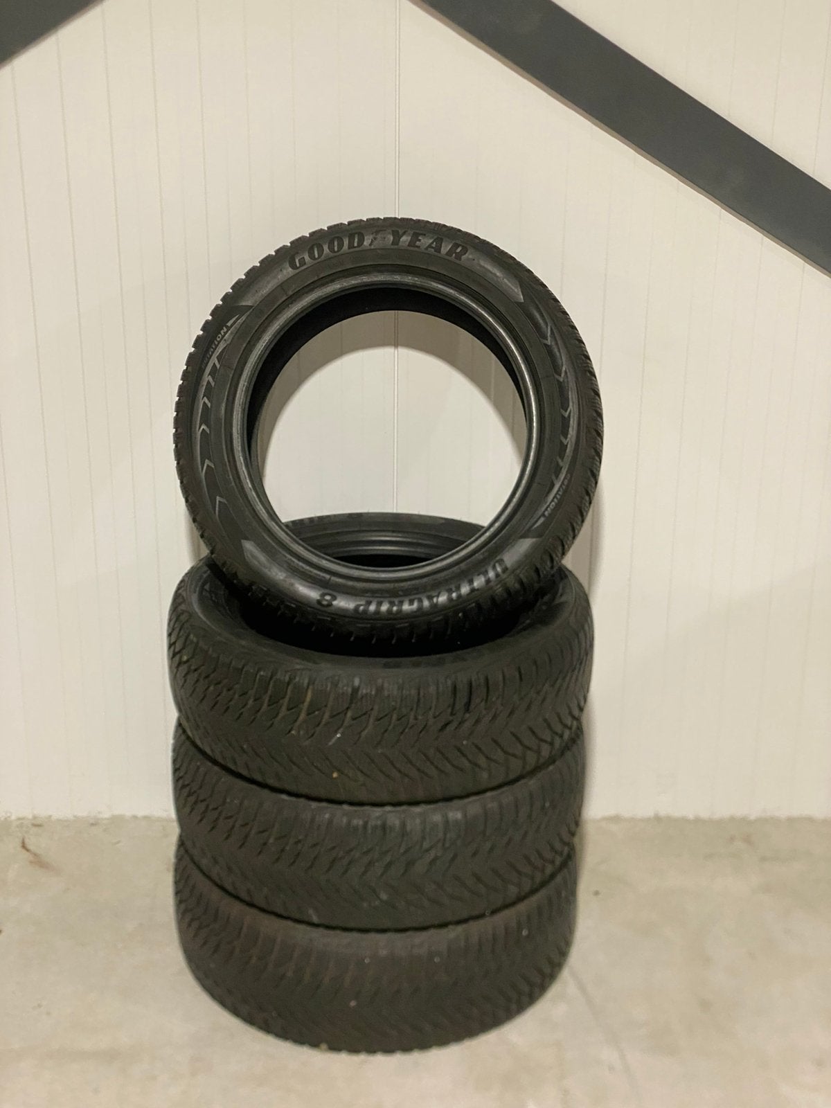 Goodyear Winterbanden Ultragrip 8 15 inch, Ophalen of Verzenden, Gebruikt