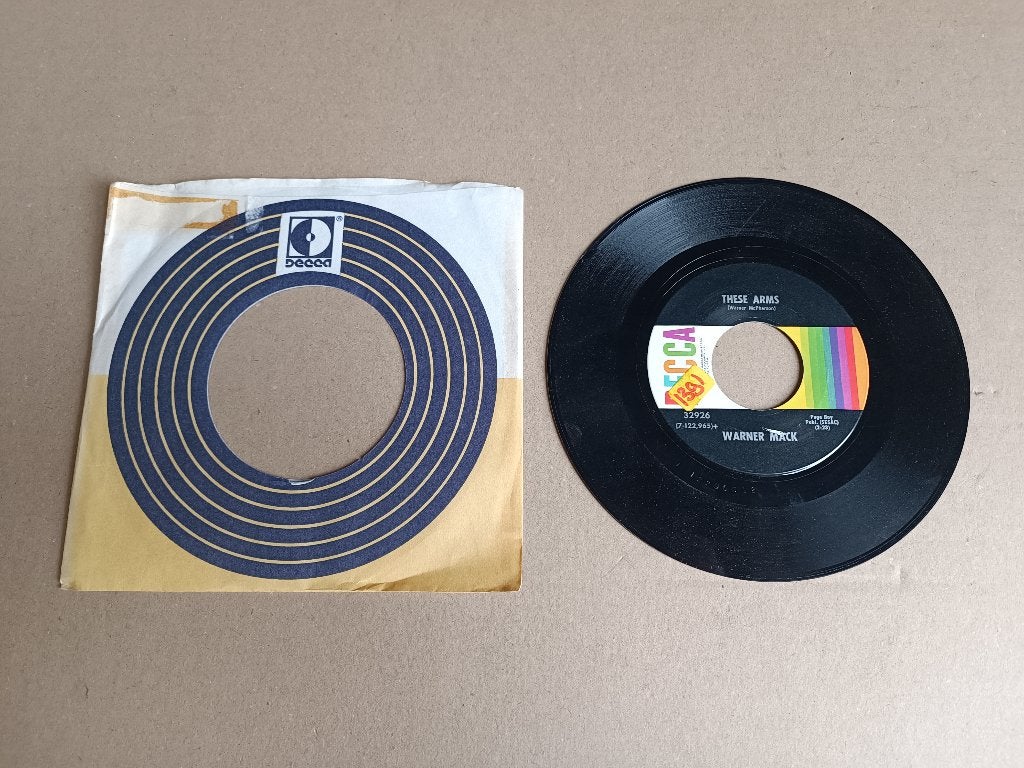 Single: Warner Mack - These Arms/ USA, Verzenden, Gebruikt, 7 inch, Pop
