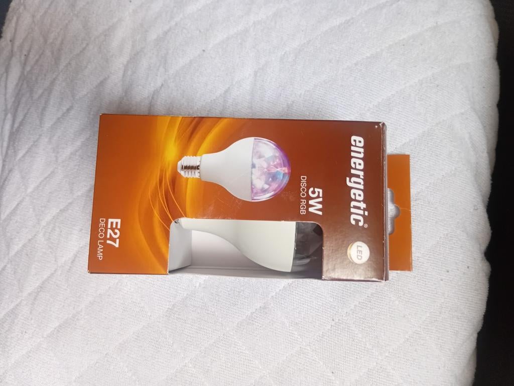 Disco lamp nieuw, Ophalen, Nieuw, E27 (groot), Led-lamp