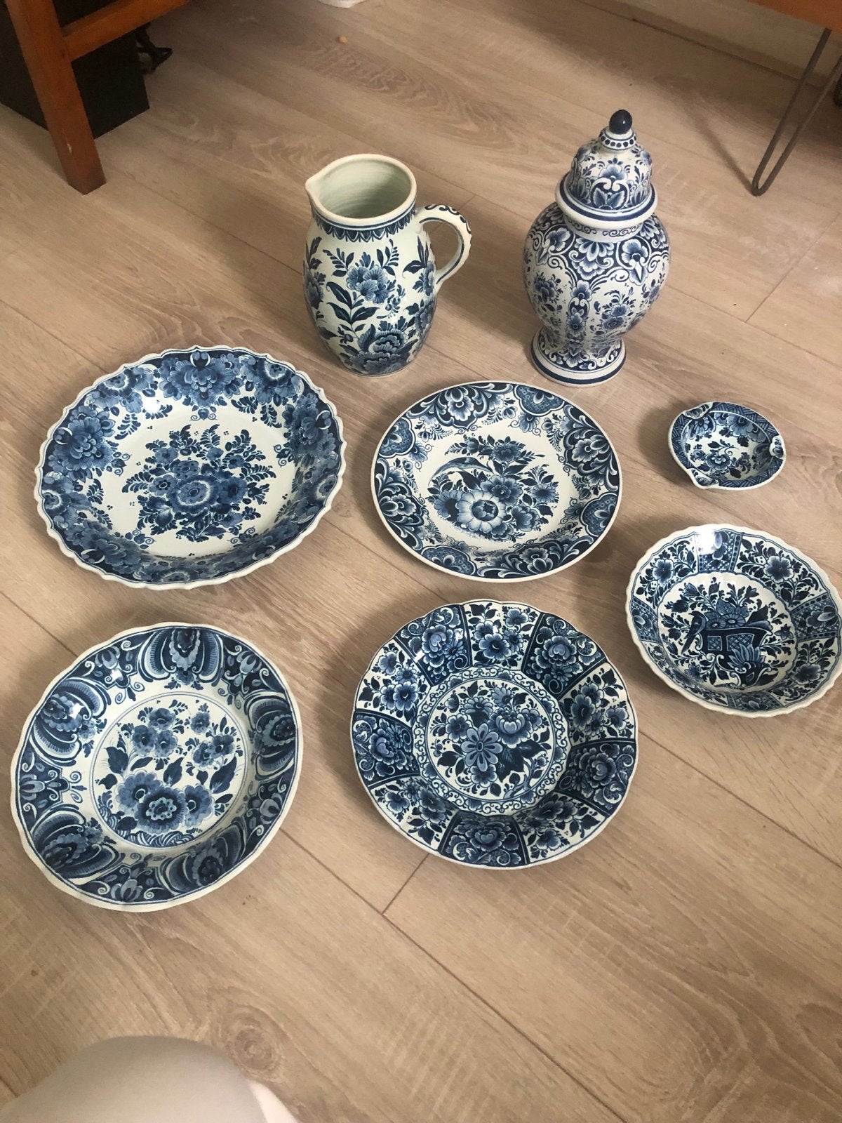 Delfts Blauw porcelein- Van Oud Delft, Antiek en Kunst, Ophalen of Verzenden