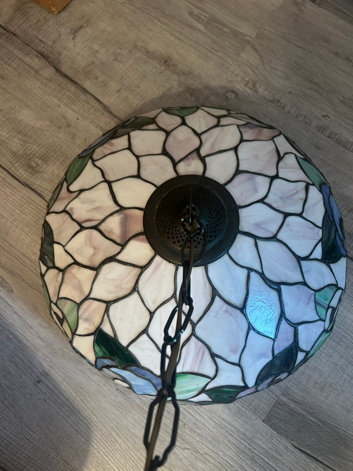Tiffany stijl lamp, Ophalen, Zo goed als nieuw