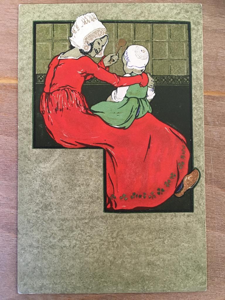 Vienne "Dutch Art" litho nr 4, Verzenden, Voor 1920, Gelopen, Klederdracht