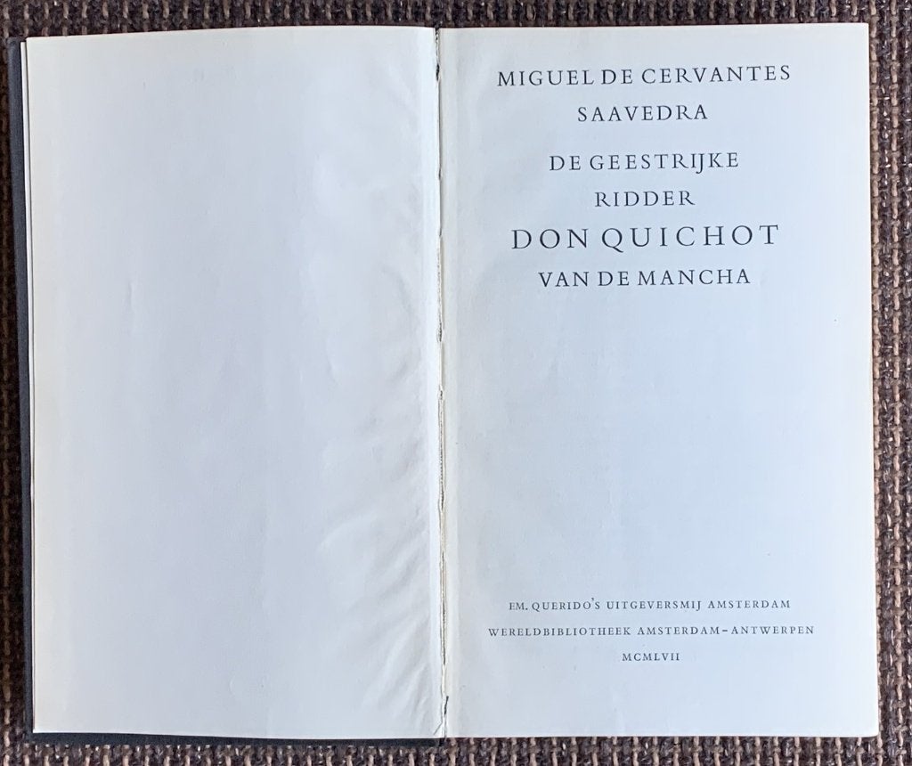 Don Quichot, de Cervantes, Boeken, Gelezen, Europa overig, Ophalen of Verzenden, M de Cervantes