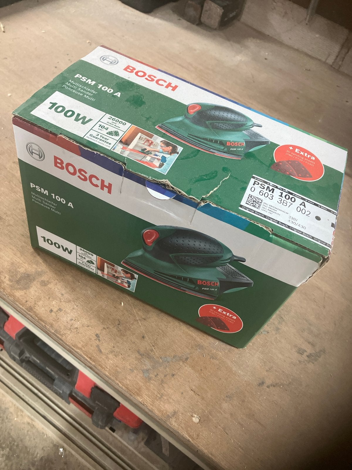 Bosch PSM 100 A Multischuurmachine, Ophalen of Verzenden, Gebruikt, Minder dan 600 watt, Overige typen