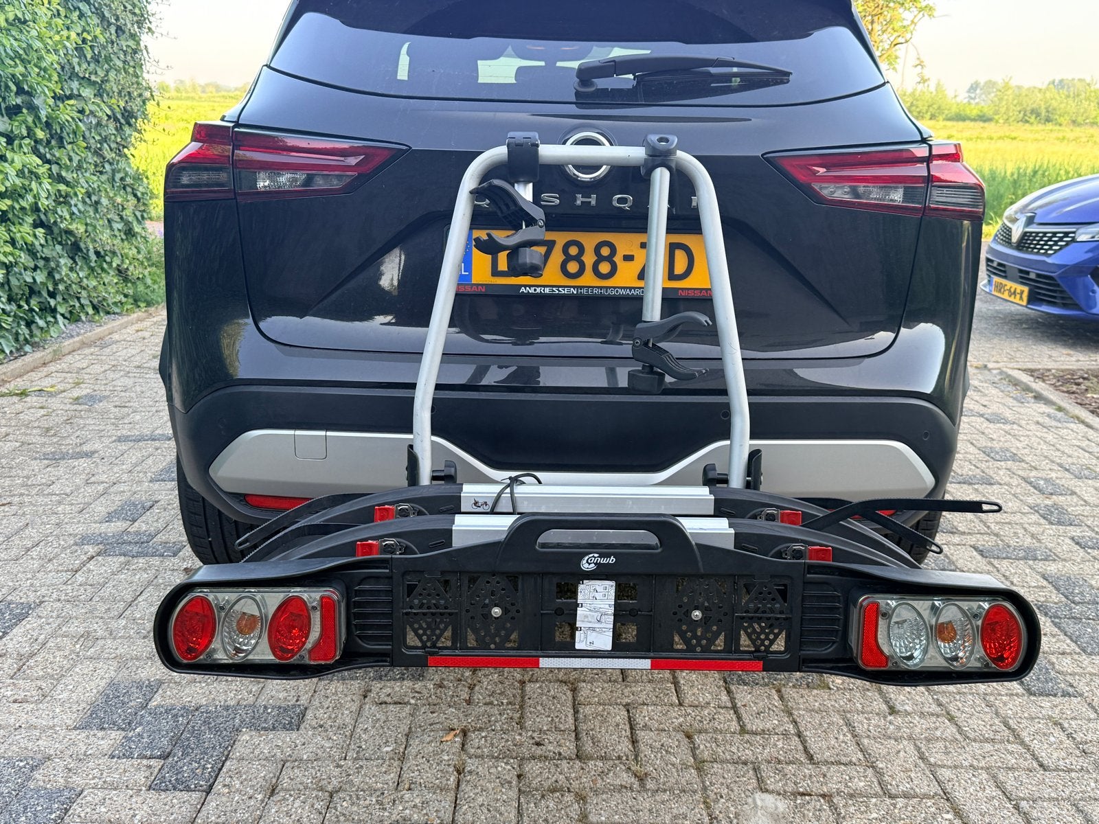 ANWB Touring II Trekhaak Fietsendrager voor 2 fietsen, Ophalen, Zo goed als nieuw, 2 fietsen, Trekhaakdrager