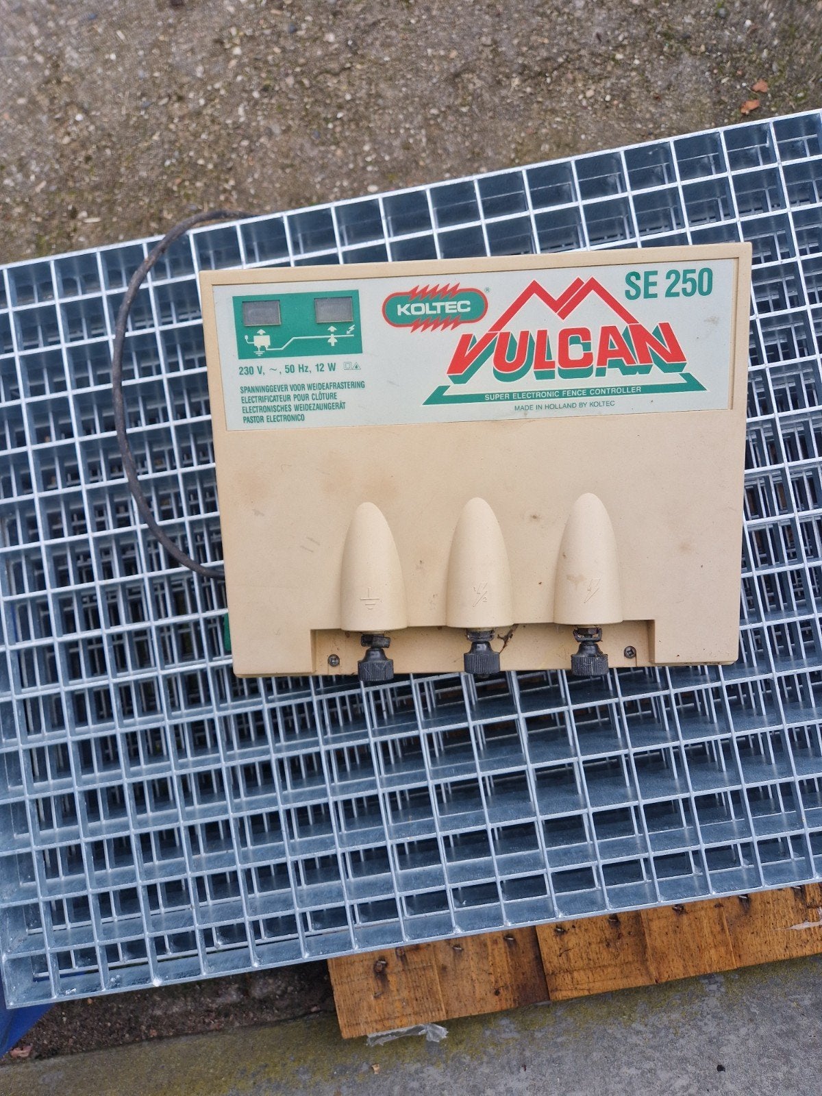 Koltec Vulcan Schrikdraadapparaat SE 250 - Vintage, Ophalen of Verzenden