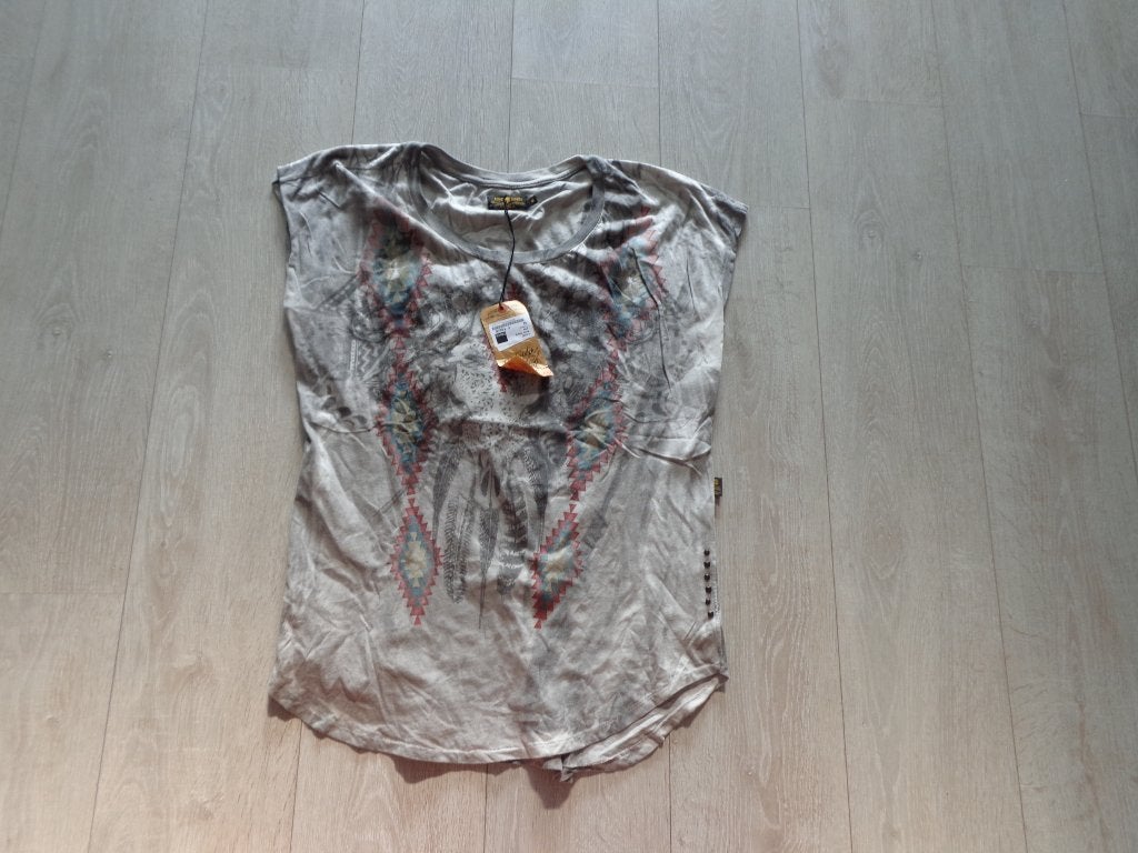 stoere damest-shirt van Rude Riders, maat M, Kleding | Dames, Ophalen of Verzenden, Nieuw, Maat 38/40 (M), Korte mouw