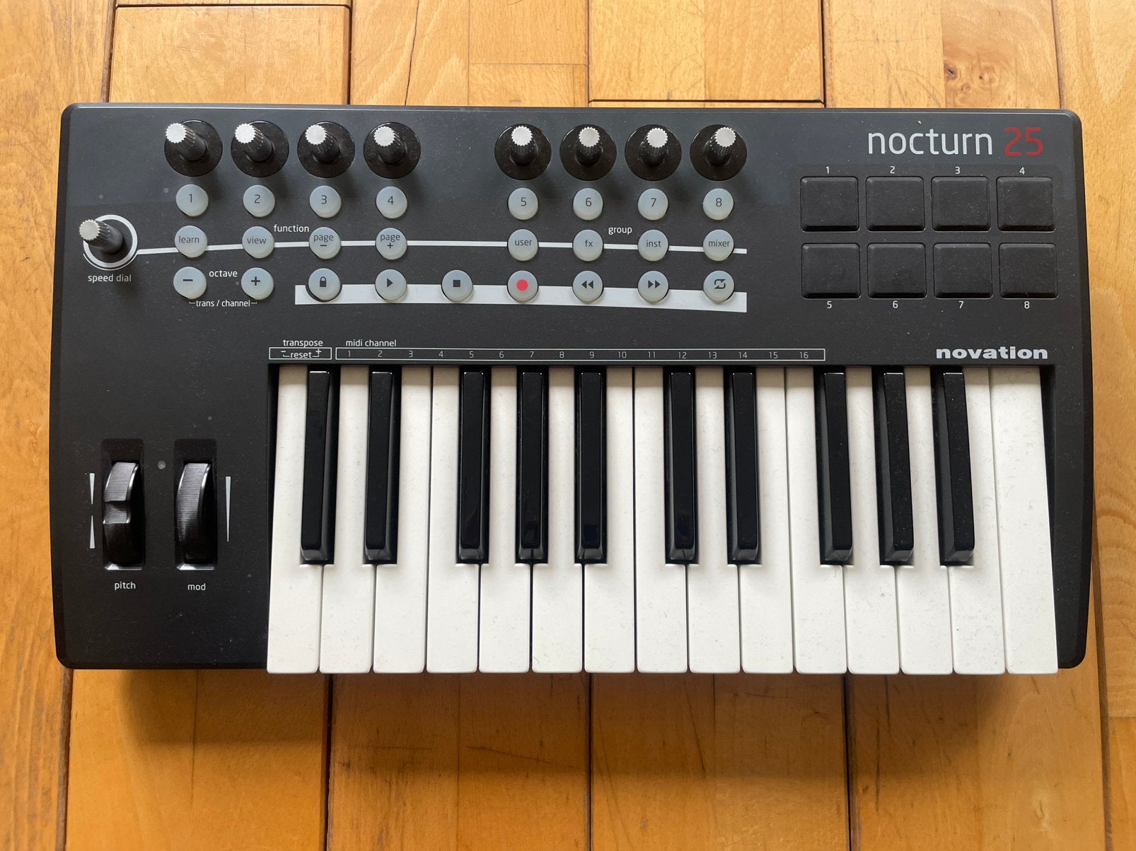 Nocturn 25 novation keyboard, Muziek en Instrumenten, Keyboards, Ophalen of Verzenden, Zo goed als nieuw, Overige aantallen, Overige merken