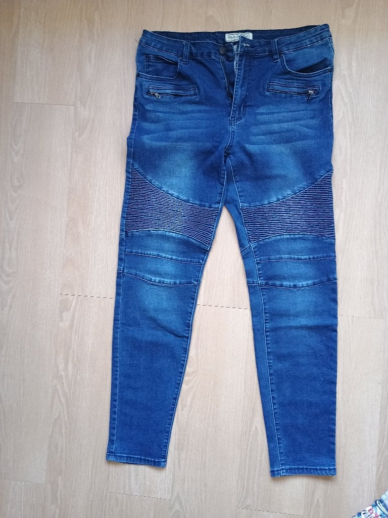 Lange broek maat L, Blauw, Maat 42/44 (L), Ophalen of Verzenden, Lang