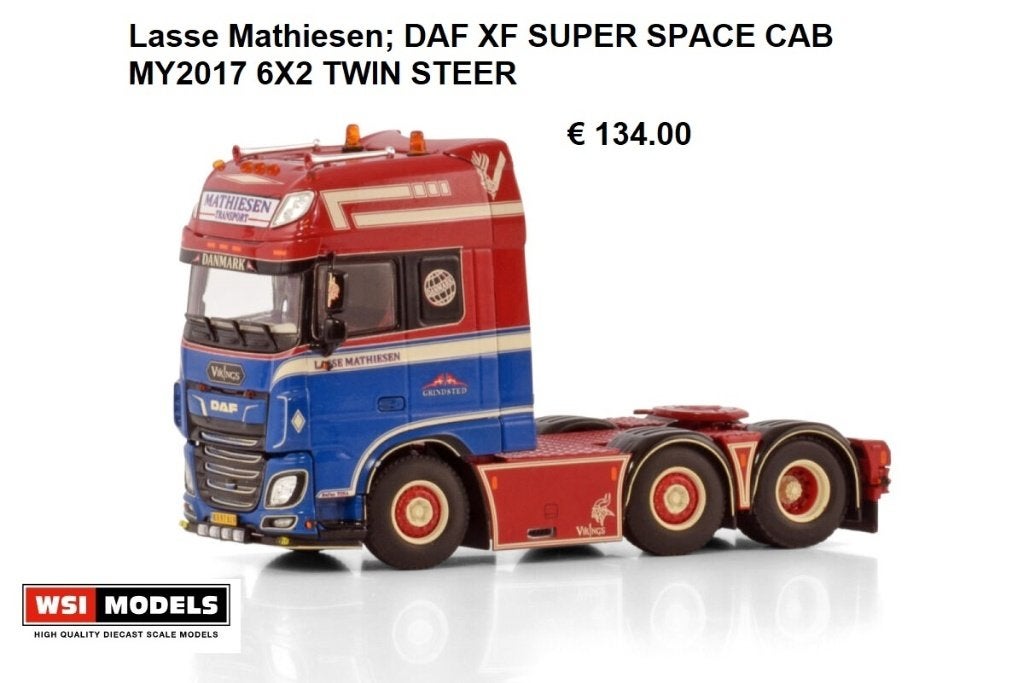 wsi models daf Lasse Mathiesen, Ophalen of Verzenden, Nieuw, Bus of Vrachtwagen, Wsi