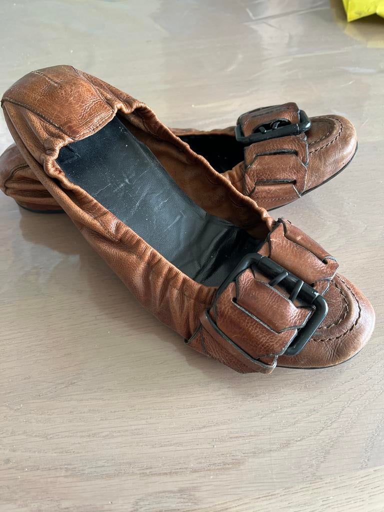 Kennel + Schmenger leren ballerina's, Kleding | Dames, Schoenen, Ophalen of Verzenden, Gedragen, Bruin, Ballerina's