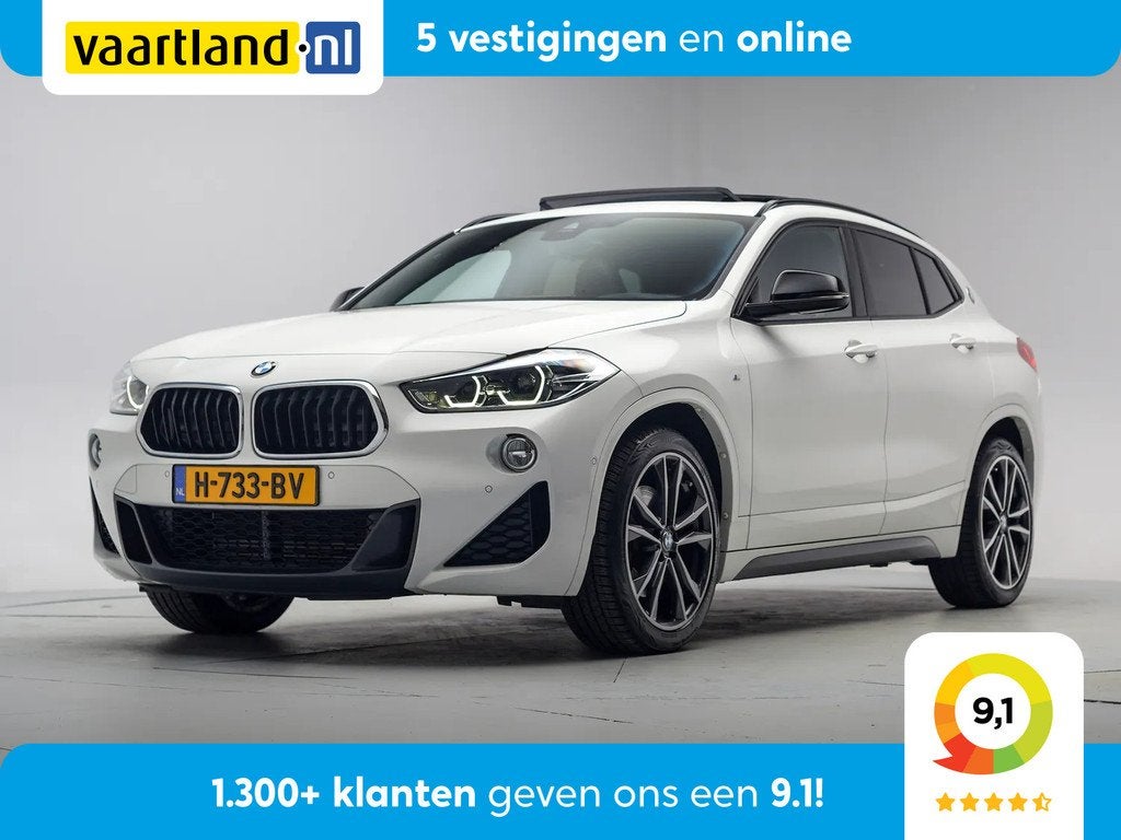 BMW X2 sDrive20i M Sport High Executive Aut. [ Panorama Lede, 1998 cc, X2, 1435 kg, Wit