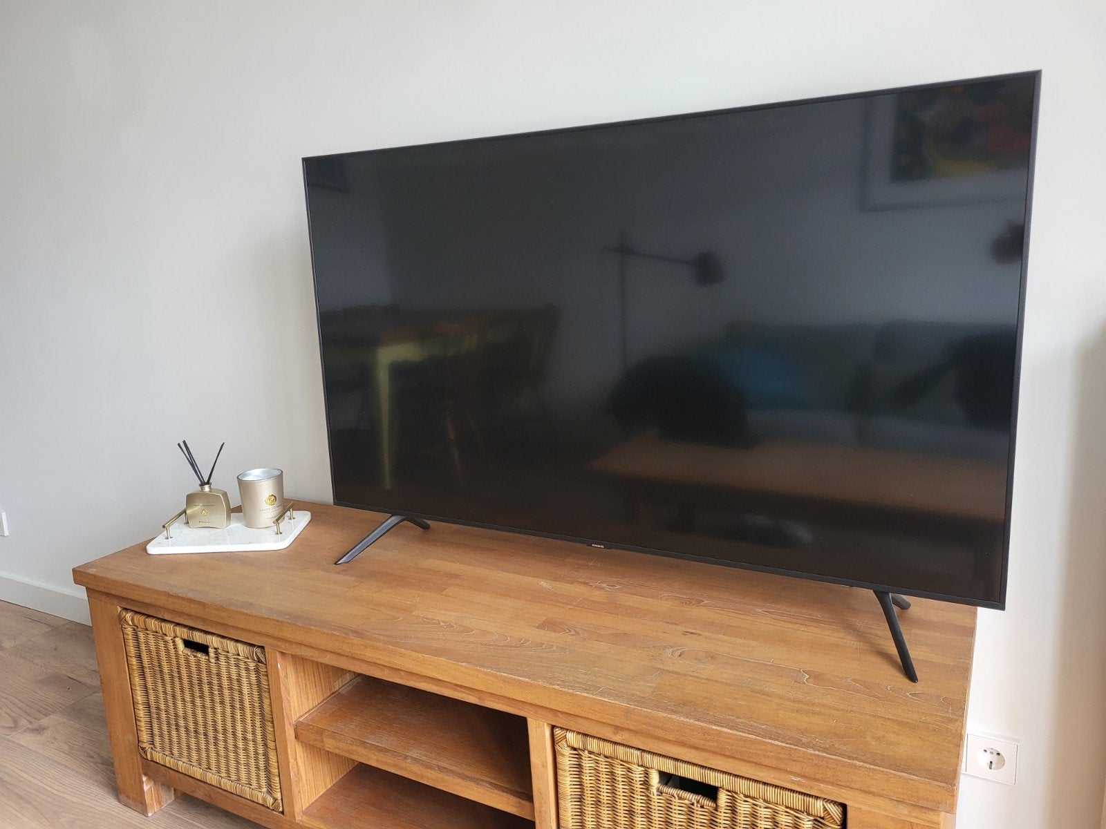 Samsung Crystal UHD 55 inch 4K Smart TV, Ophalen, 50 Hz, Samsung, 100 cm of meer