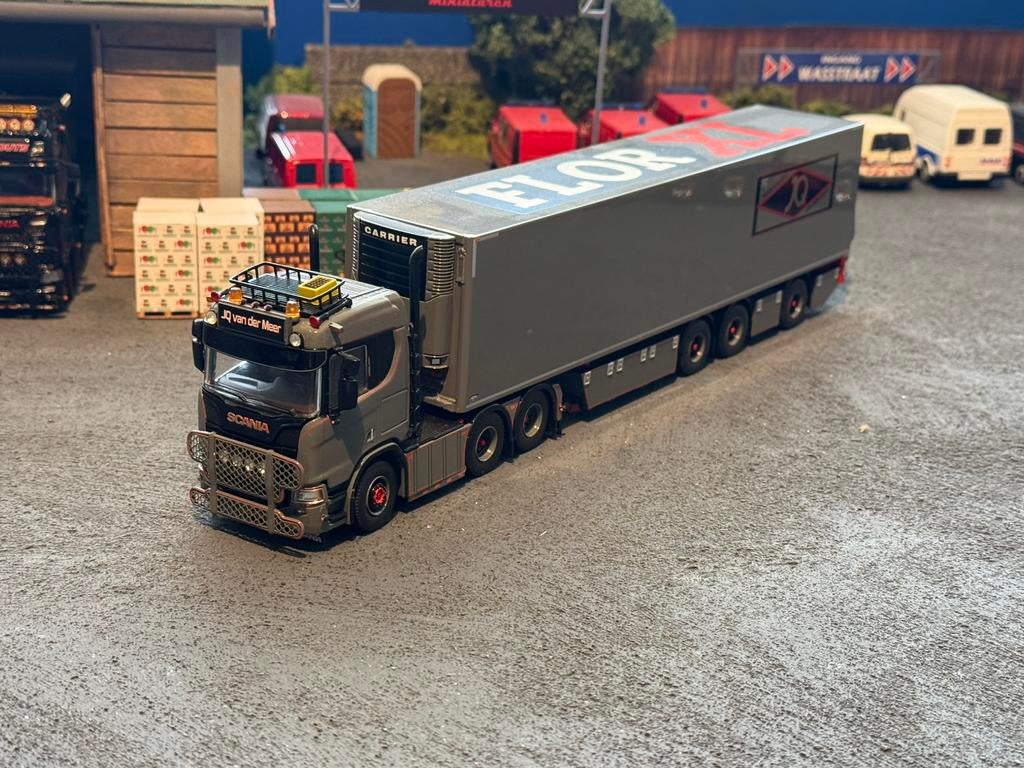 Tekno JQ van der meer, Hobby en Vrije tijd, Modelauto's | 1:50, Tekno, Zo goed als nieuw, Tekno, Bus of Vrachtwagen