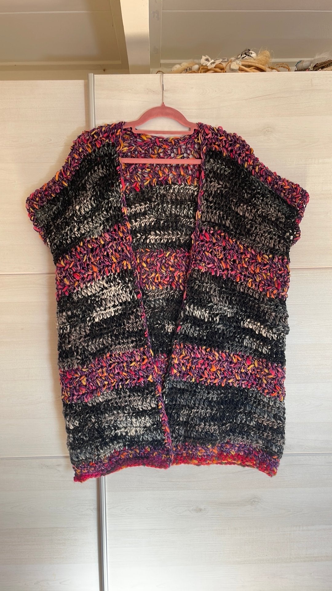 Wollen mouwloos vest, Kleding | Dames, Ophalen of Verzenden, Nieuw, Maat 46/48 (XL) of groter, Meerkleurig