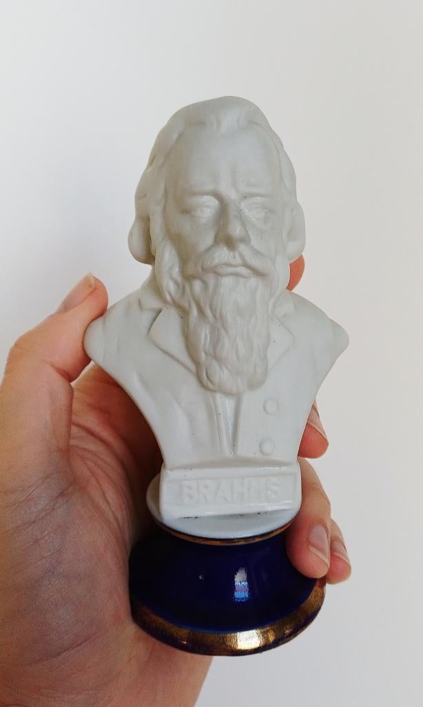 Kleine buste Brahms, Antiek en Kunst, Ophalen of Verzenden