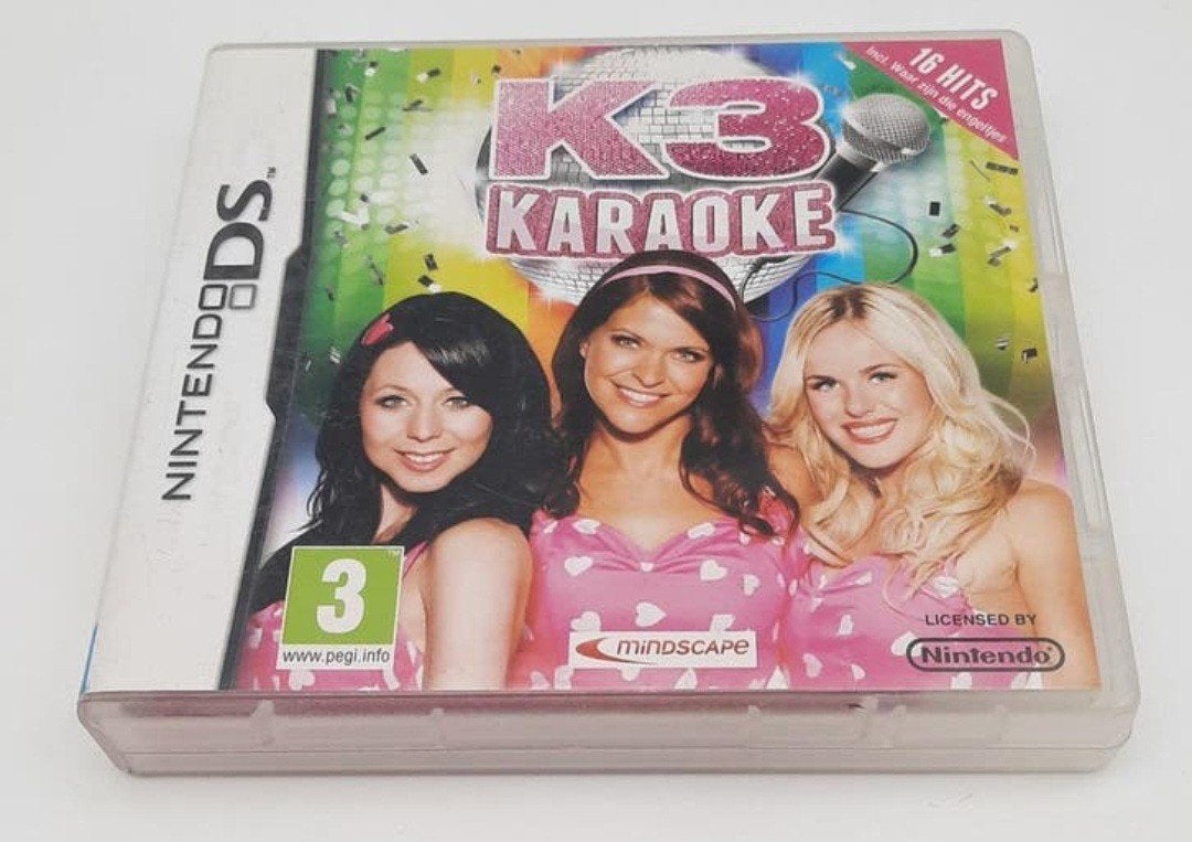 K3 Karaoke DS spel + boekje, Gebruikt, Overige genres, 1 speler, Ophalen of Verzenden