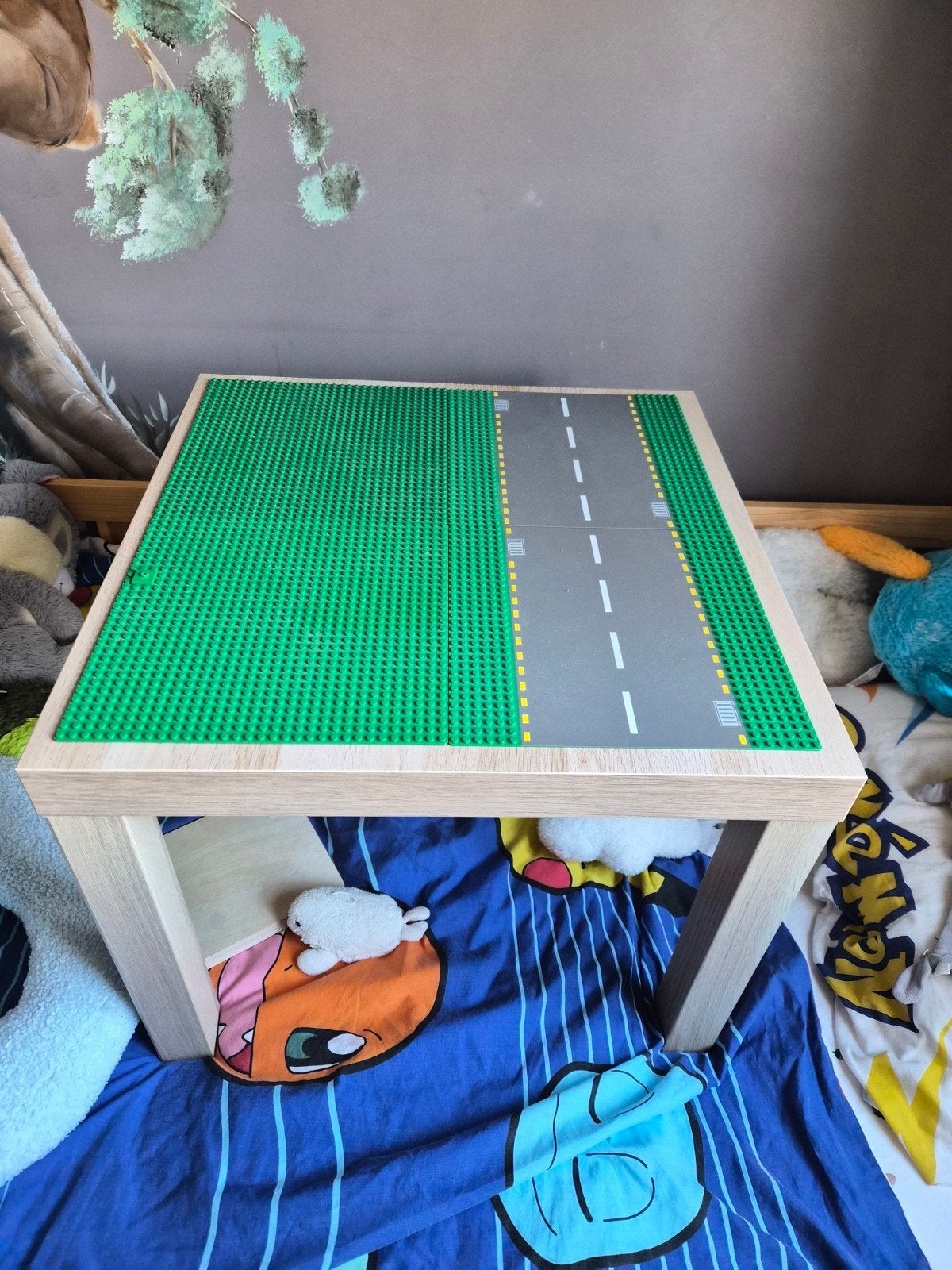 Zelfgemaakt LEGO speeltafel met vastgelijmde platen, Ophalen, Zo goed als nieuw, Overige typen, Lego