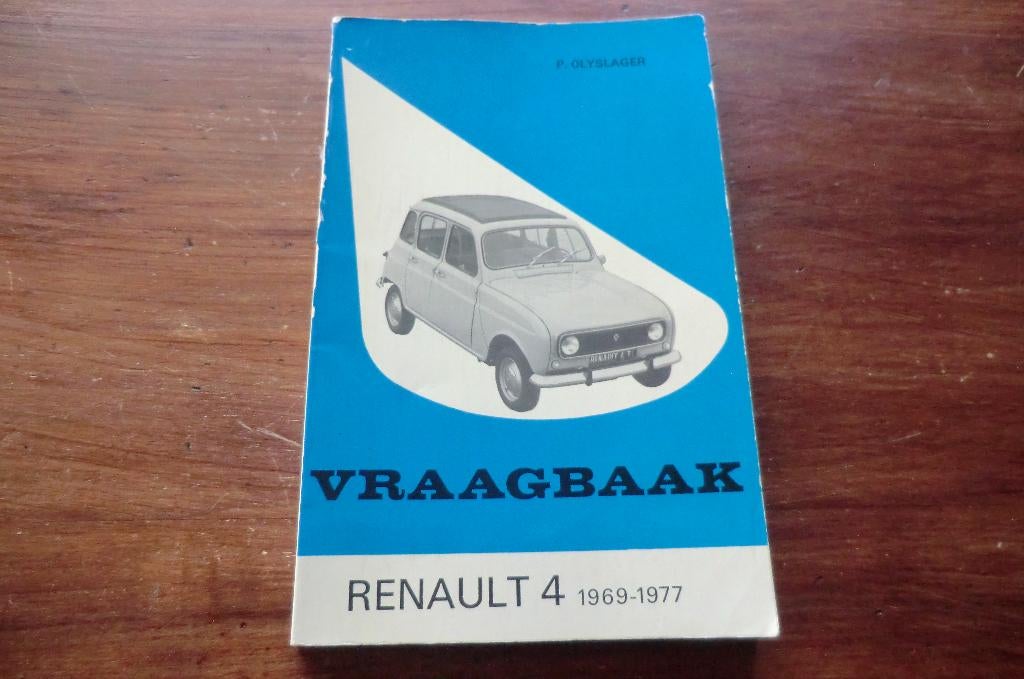 boek - Vraagbaak Renault 4 - 1969-1977, Ophalen of Verzenden, Gelezen, Renault